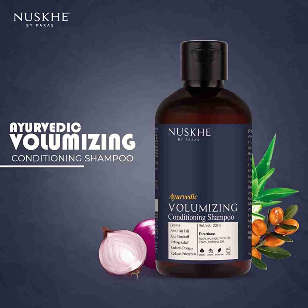 Nuskhe By Paras Ayurvedic Volumizing Conditioning Shampoo | Grab2Buy