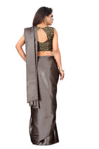 Vamika Grey Satin Designer Saree (PAVITRA GREY) | Grab2Buy