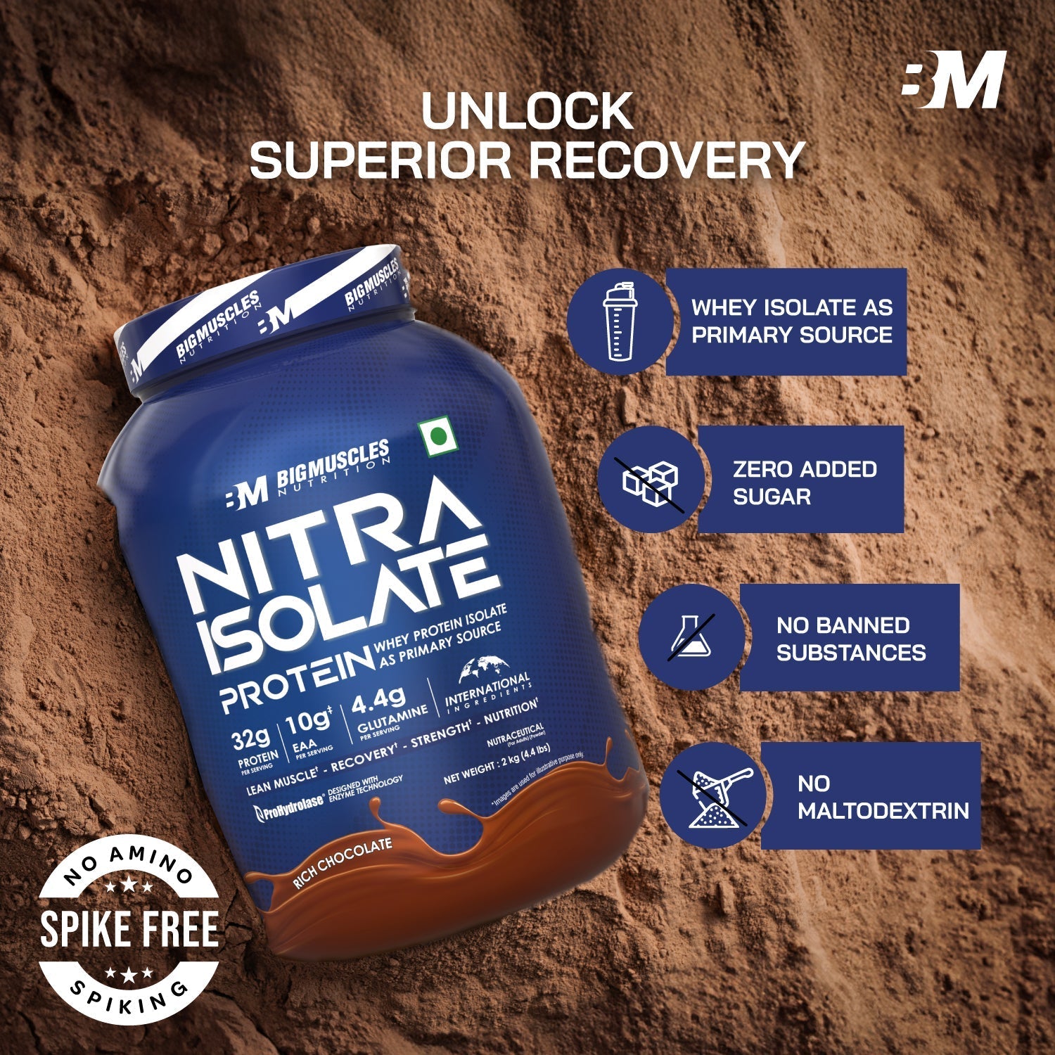 Big Muscles Nutrition Nitra Isolate Whey Protein | Grab2Buy