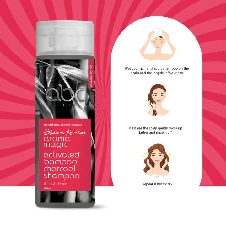 Blossom Kochhar Aroma Magic Activated Bamboo Charcoal Shampoo | Grab2Buy