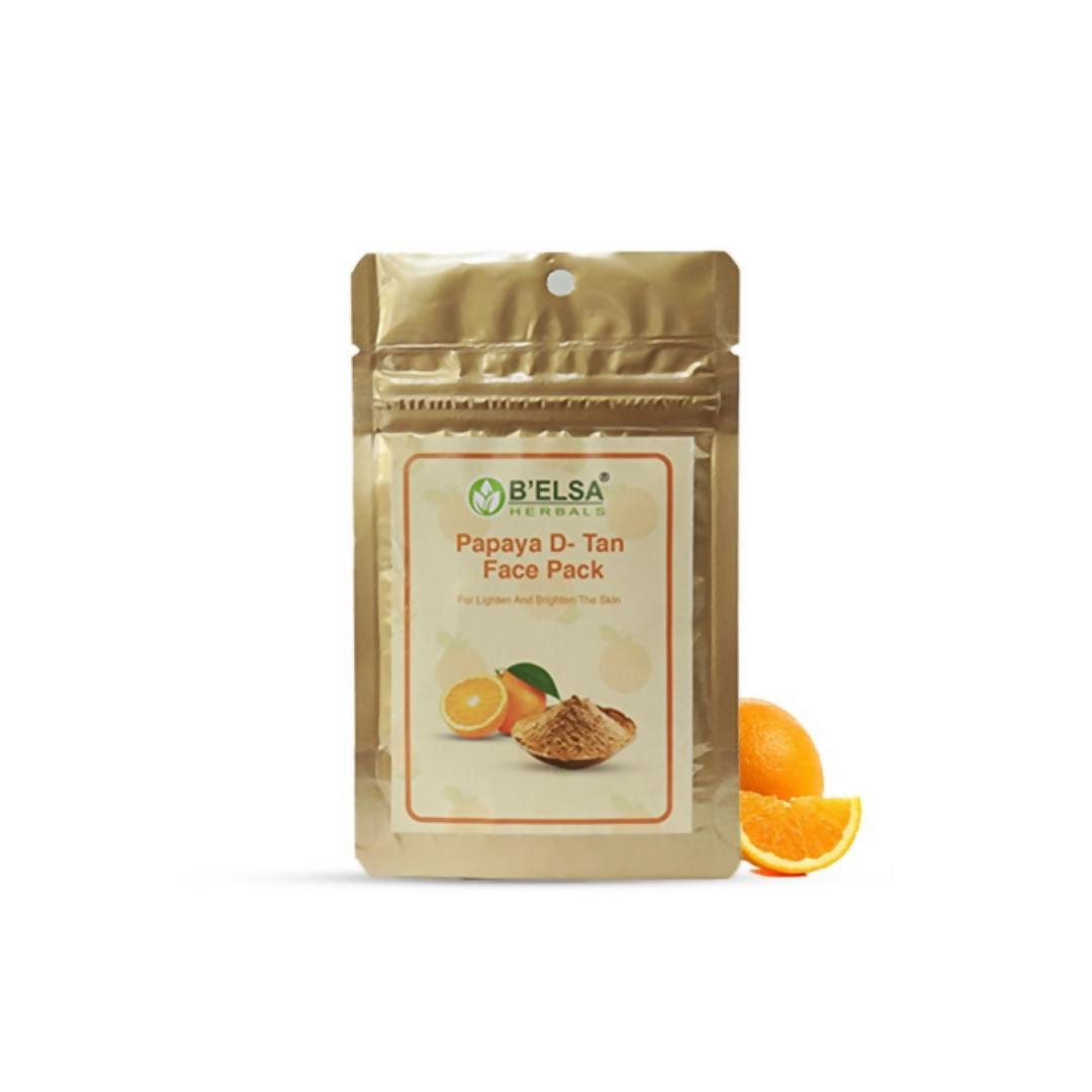 Belsa Herbals Organic Lighten And Brighten Orange Face Pack | Grab2Buy