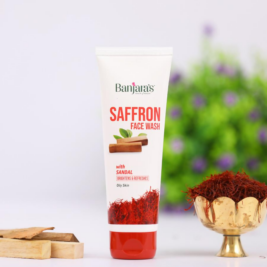 Banjara's Saffron Face Wash with Sandal | Grab2Buy