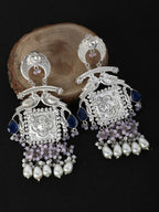Joban Fashion Women Handcrafted Silver Tone Earrings | Grab2Buy
