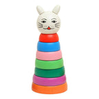Matoyi Wooden Rainbow Cat Stacker | Grab2Buy