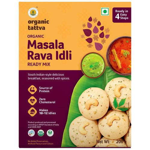 Organic Tattva Masala Rava Idli Ready Mix | Grab2Buy