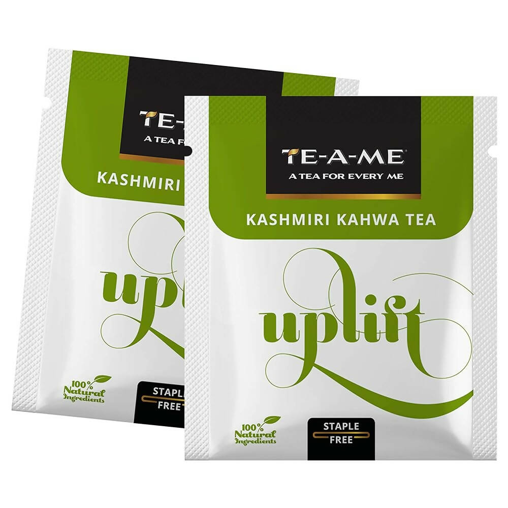 TE-A-ME Uplift Kashmiri Kahwa Natural Green Tea Bags | Grab2Buy