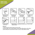 Safe-O-Kid Unique High Density L-Shaped 2 Mtr Long 4 Large Edge Guard With 16 Corner Cushions | Grab2Buy