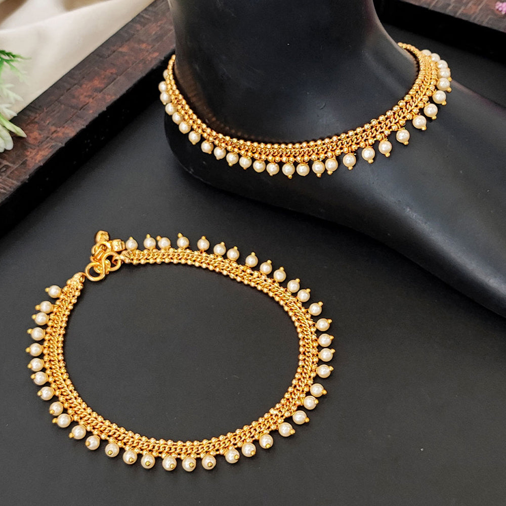 JS Fashion Elegant High Gold Traditional Payal for Women & Girls | Grab2Buy