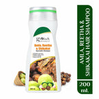 Globus Naturals Amla Reetha Shikakai Shampoo | Grab2Buy