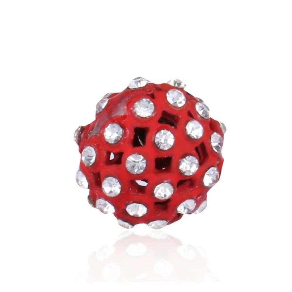 Trendoo Jewelry Gold-Polished Stylish Fancy Red Studs | Grab2Buy