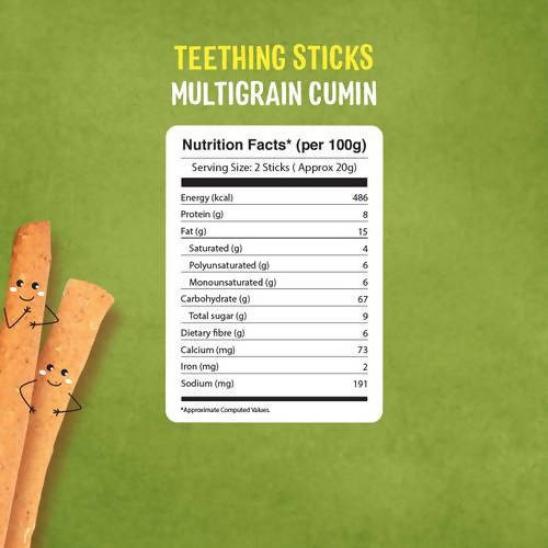 Timios Multigrain Cumin Teething Sticks For Toddlers | Grab2Buy