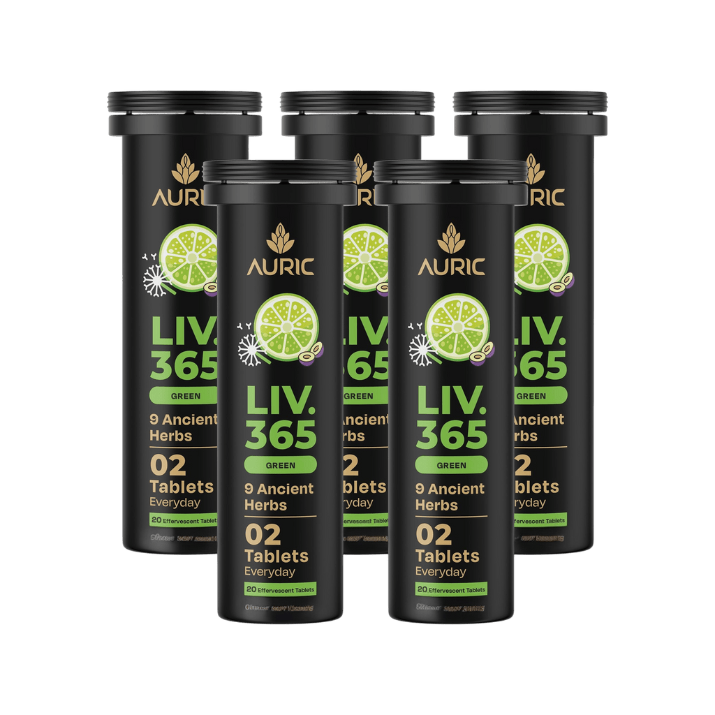 Auric Liv365 Tablets | Lemon Flavour
