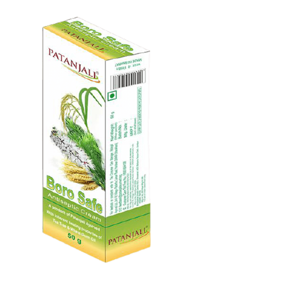Patanjali Boro Safe Antiseptic Cream With Aloe Vera & Tea Tree Oil | Grab2Buy