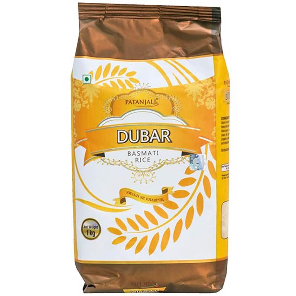 Patanjali Dubar Basmati Rice (1 kg) | Grab2Buy