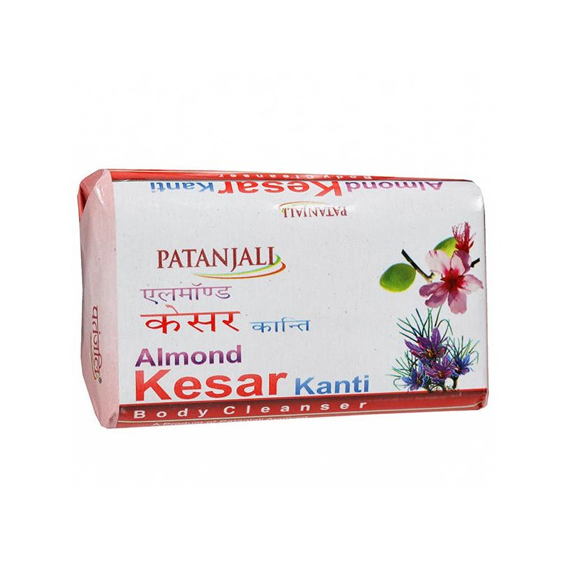 Patanjali Almond Kesar Kanti Body Cleanser Soap (75 gms) | Grab2Buy