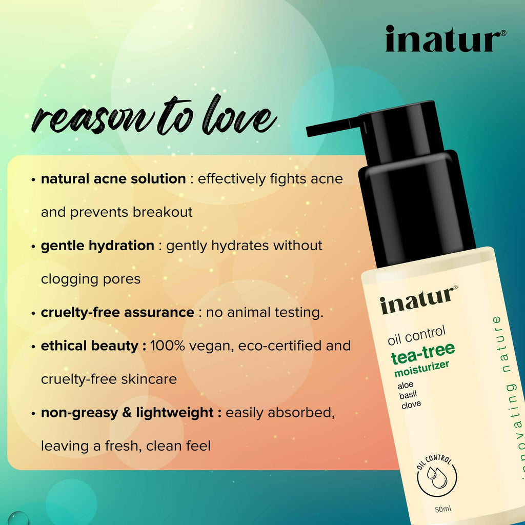 Inatur Tea Tree Facial Gel | Grab2Buy