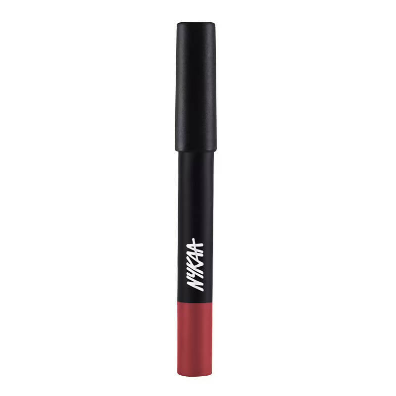 Nykaa Matte-Illicious Lip Crayon Lipstick - Kiss N Tell 06 | Grab2Buy