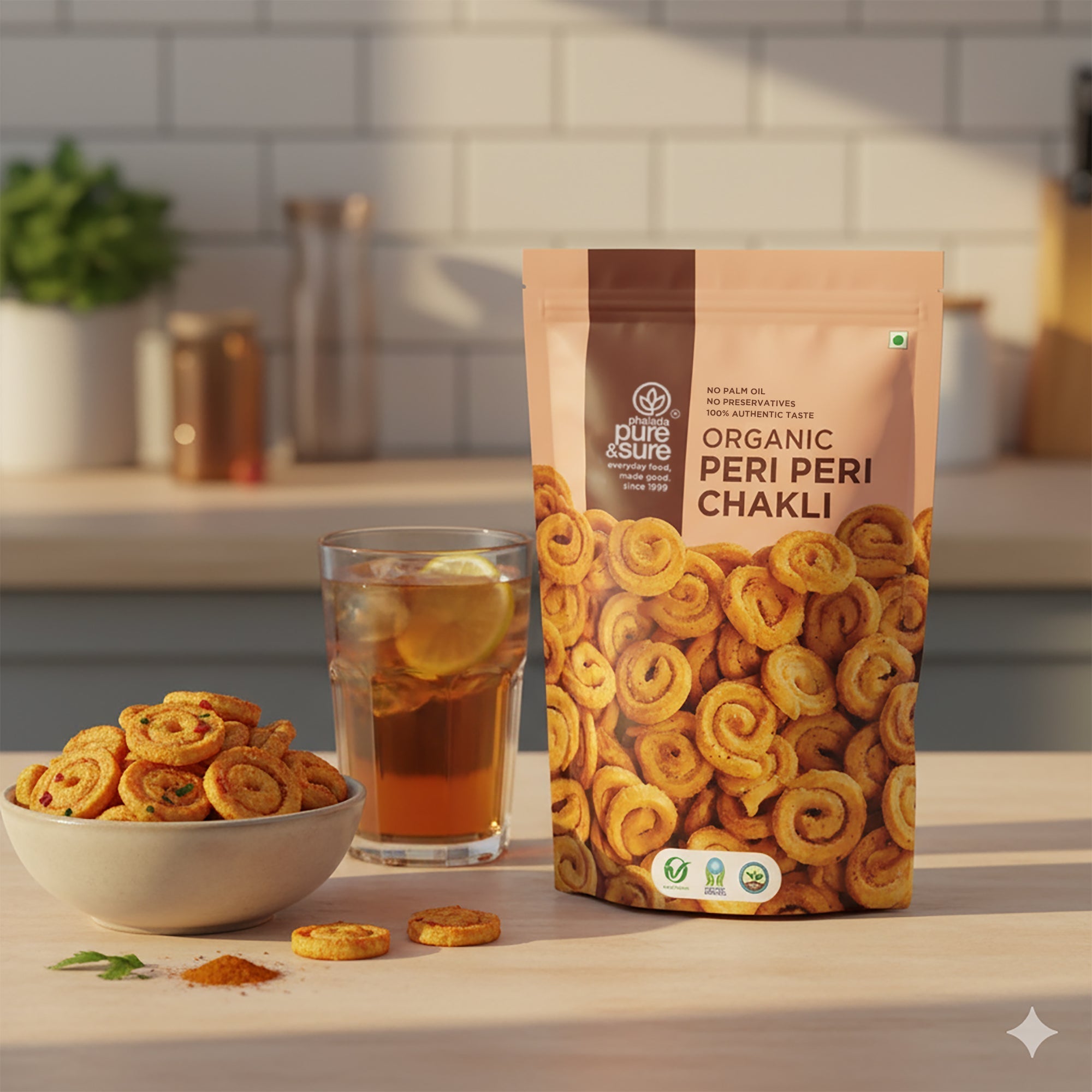 Pure & Sure Organic Peri Peri Chakli