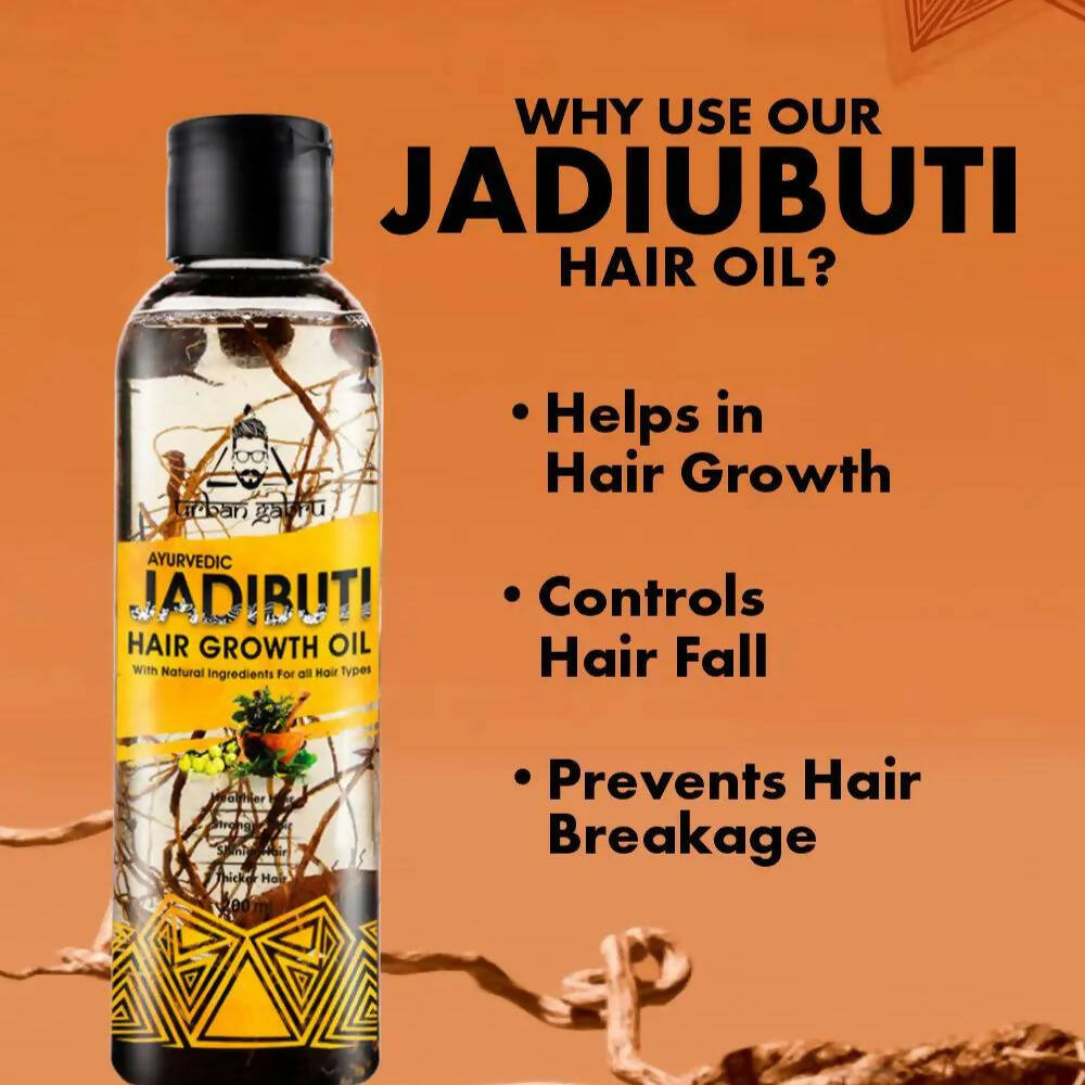 Urbangabru Ayurvedic Jadibuti Hair Growth Oil | Grab2Buy