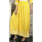 Vamika Yellow Embroidery Rayon Party And Casual Wear Kurta Set | Grab2Buy