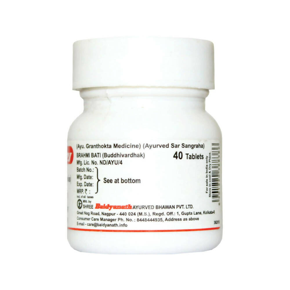 Baidyanath Nagpur Brahmi Bati | Grab2Buy