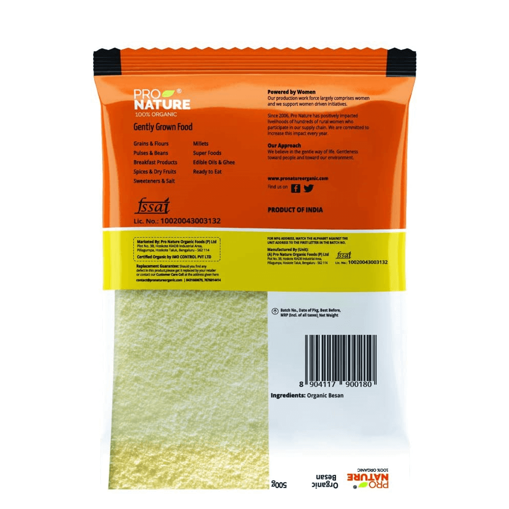 Pro Nature 100% Organic Gram Flour (Besan) | Grab2Buy