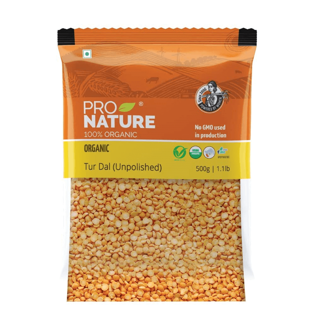 Pro Nature Organic Tur Dal (Unpolished) | Grab2Buy