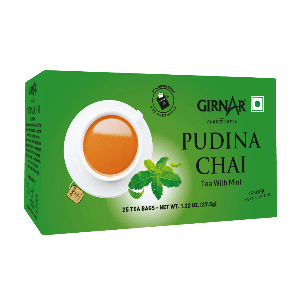 Girnar Black Tea Bags - Pudina | Grab2Buy