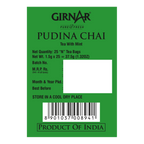 Girnar Black Tea Bags - Pudina | Grab2Buy
