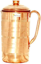 Pure Copper Water Jug With Handles And Lid | Grab2Buy