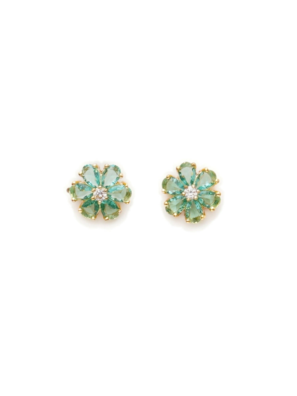 stone stud (mint green ) - Ruby Raang | Grab2Buy