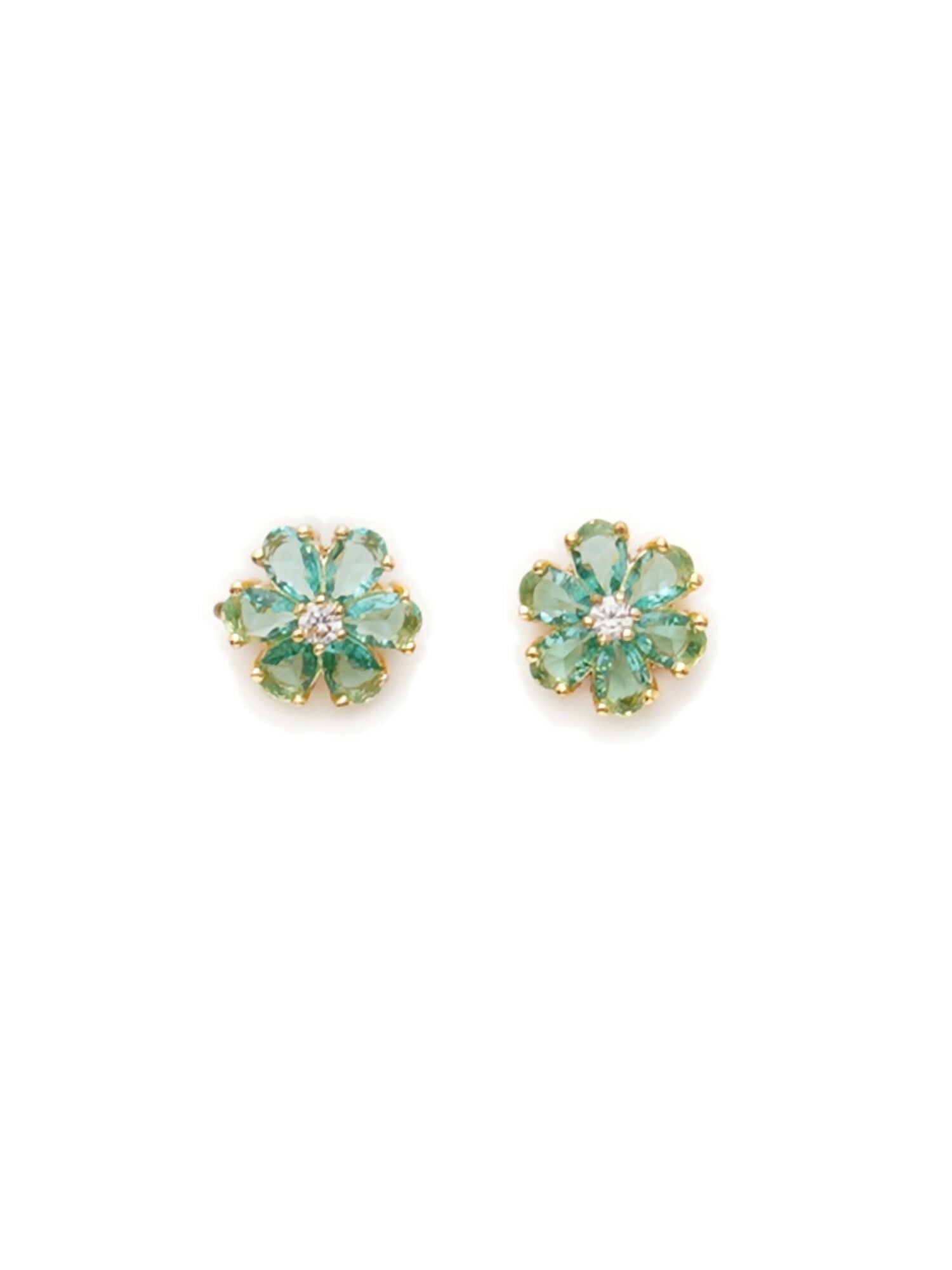 stone stud (mint green ) - Ruby Raang | Grab2Buy