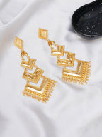 Golden Earrings (Gold) - Ruby Raang | Grab2Buy