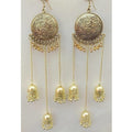 MS Fashion India Bahubali Tassel Sun Design With Long Hanging Jhumkas Earrings | Grab2Buy