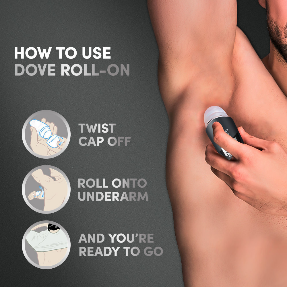 Dove Men + Care Invisible Dry Anti - Perspirant Roll - On | Grab2Buy