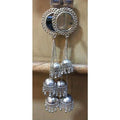 MS Fashion India Triple Hanging Jhumka Mirror Earrings | Grab2Buy