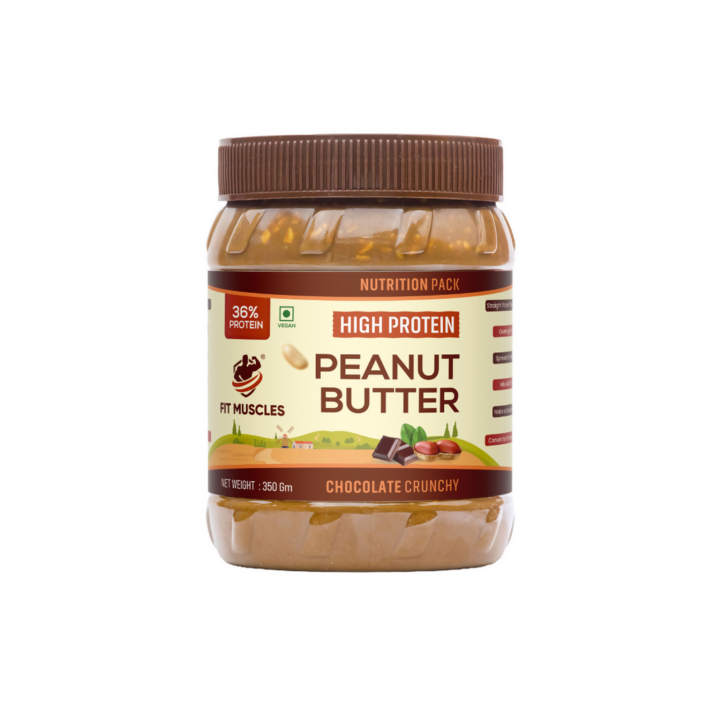 Fit Muscles High Protein Peanut Butter Chocolate Crunchy | Grab2Buy