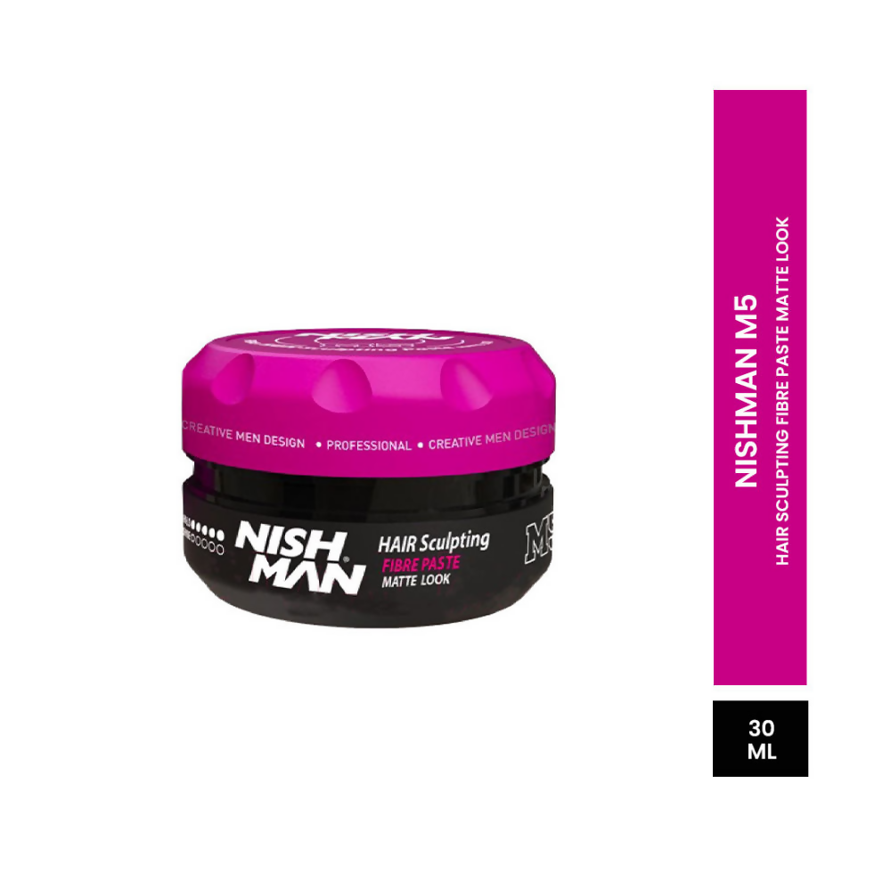 NishMan M5 Fibre Hair Sculpting Matte Look Wax | Grab2Buy