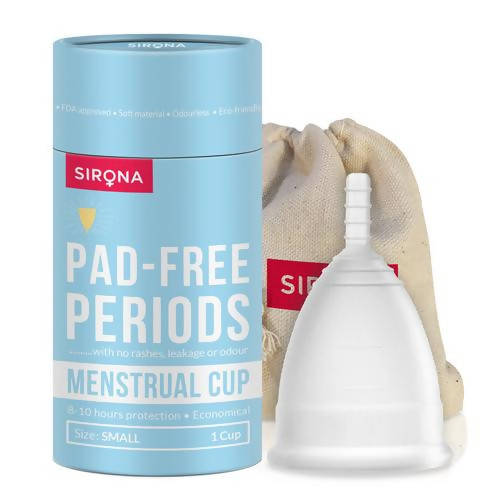 Sirona Reusable Menstrual Cup with Pouch | Grab2Buy