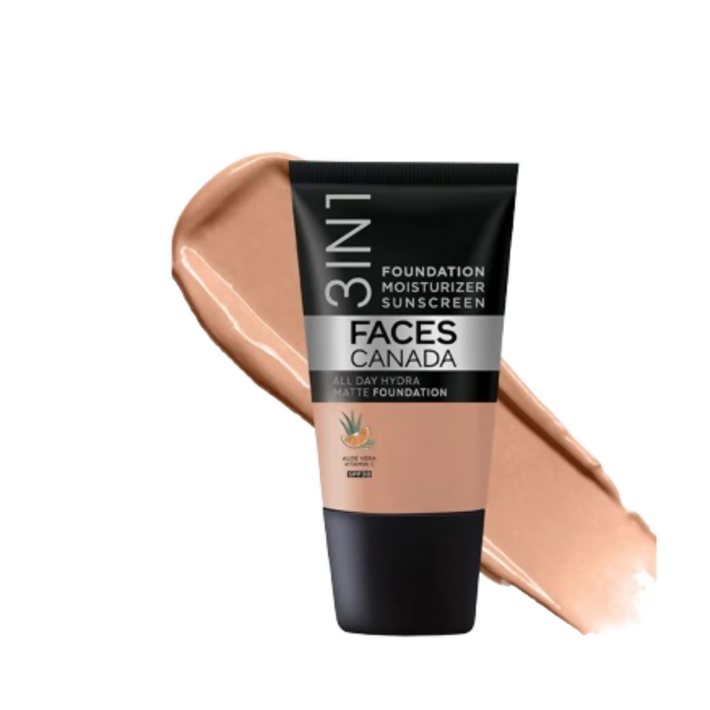 Faces Canada All Day Hydra Matte Mini Foundation - Caramel Natural 023 | Grab2Buy