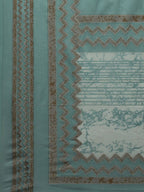 Yufta Women Blue & Off-White Printed Kurta with Palazzo & Dupatta | Grab2Buy