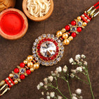 American Diamond Bling Rakhi And Fruit N Nut Chocolates | Grab2Buy