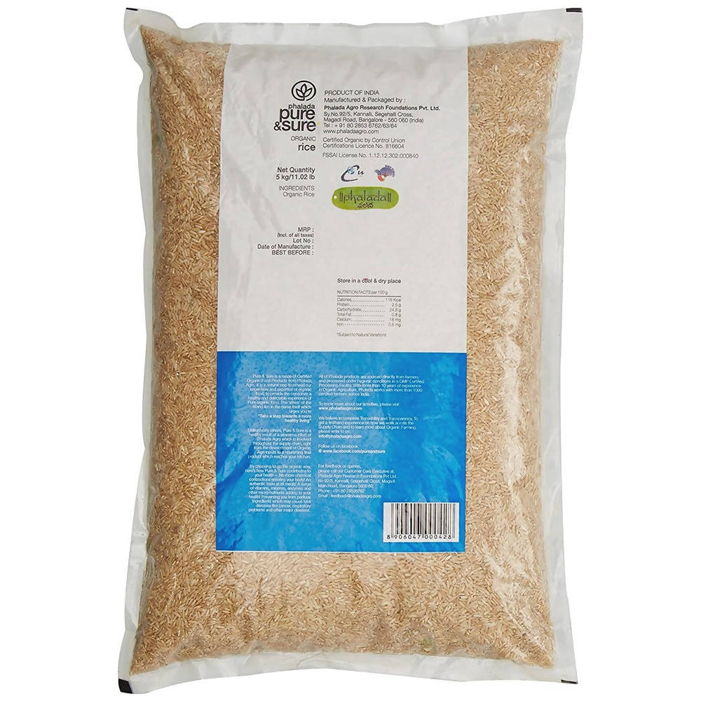 Pure & Sure Sonamasoori Polished Organic Rice | Grab2Buy