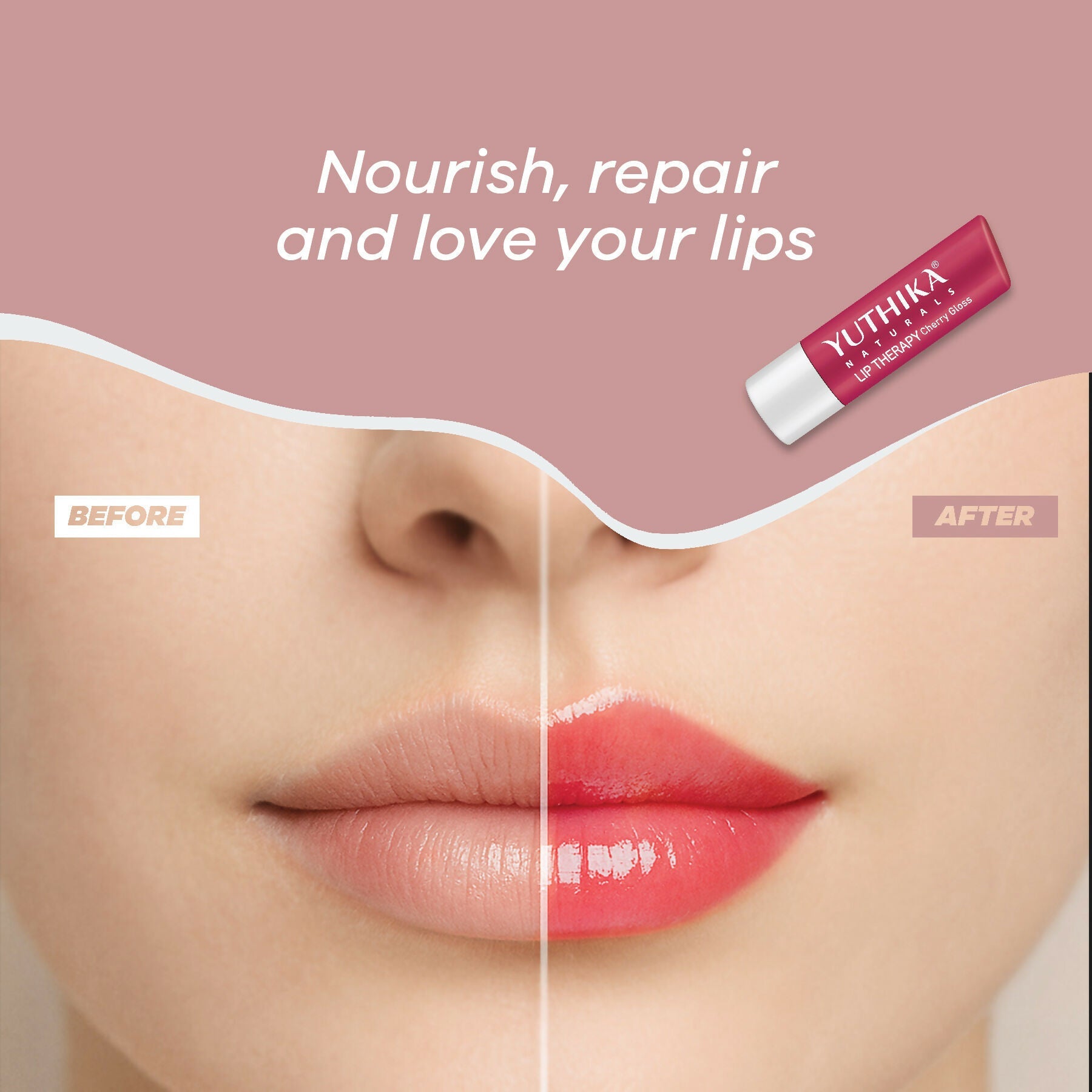 Yuthika Moisturizing Lip Balm – Cherry Gloss | Grab2Buy