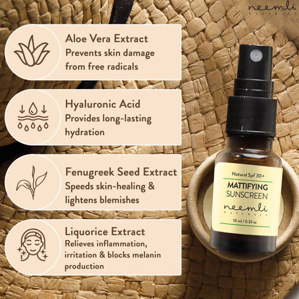 Neemli Naturals Natural SPF 30+ Mattifying Sunscreen | Grab2Buy