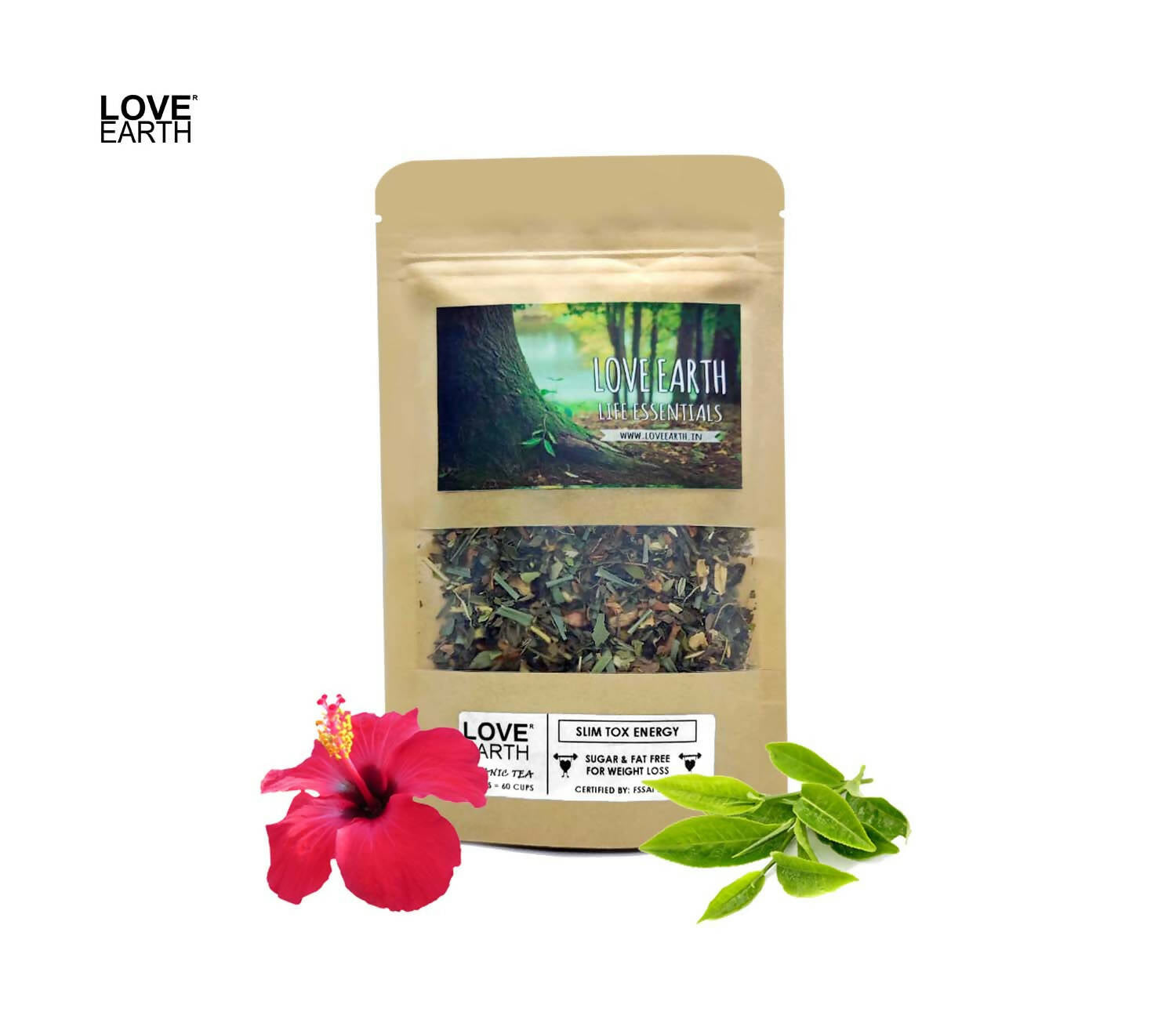 Love Earth Life Essentials Organic tea (Slim Tox Energy) | Grab2Buy