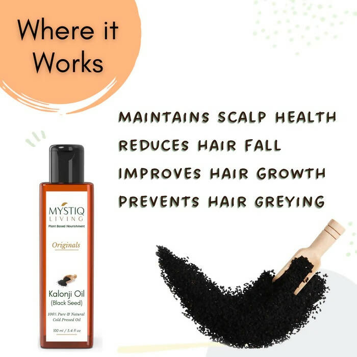 Mystiq Living Originals Kalonji Oil | Grab2Buy