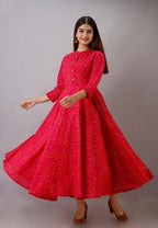 Vamika Rayon Pink Party Wear Kurti | Grab2Buy