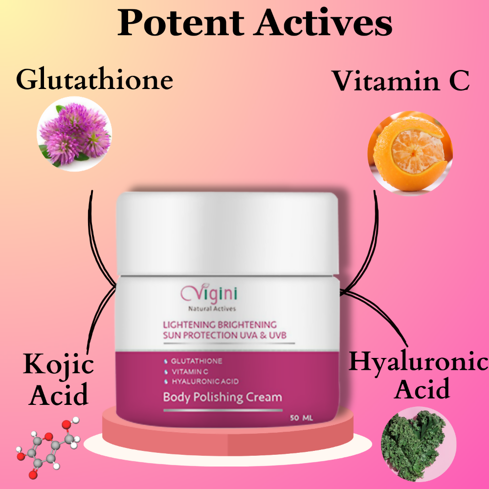 Vigini Skin Whitening Lightening Body Polishing Day Night Gel Cream | Grab2Buy