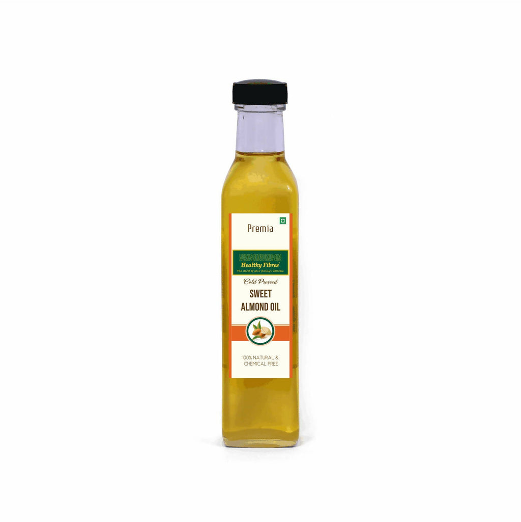 Healthy Fibres Cold Pressed Sweet Almond Oil | Grab2Buy